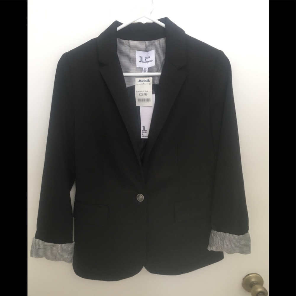 Jules and Leopold black blazer